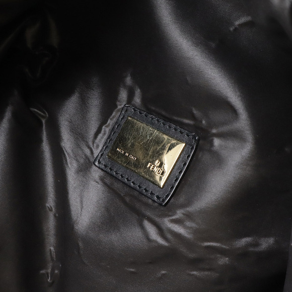 Fendi Spy Bag Handbag Tote Moncler Leather Black - Picture 9 of 10